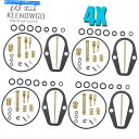 Carburetor Part 4xフィットキャブレター炭水化物修理キットジェットガスケットCB500K CB500 CB 500 4 4X Fit Carbu...
