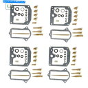 Carburetor Part 4xキャブレター再構築炭崎kzのための炭水化物修理キット650 b/c/d 1977-1979a USA 4X Carburet...