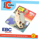 Fenders 1988年から1996年のブレーキパッドEBC焼結 Brake Pads EBC Sintered for 1988 - 1996 Kawasaki ZX600 NINJA 600R Front 1 Pair