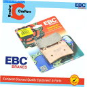 Fenders 1996年から1998年のブレーキパッドEBC焼結 Brake Pads EBC Sintered for 1996 - 1998 Yamaha...