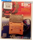 Brake Pads ヤマハFZR1000(1987年から1995年)EBCリア焼結ディスクブレーキパッド(FA88HH)(1セット) Yamaha FZR10...