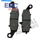 楽天Us Custom Parts Shop USDMBrake Pads 2012年のEBCオーガニックブレーキパッドSuzuki DL 1000 V-Strom Street [前面左] EBC Organic Brake Pads for 2012 Suzuki DL 1000 V-Strom Street [Front Left]