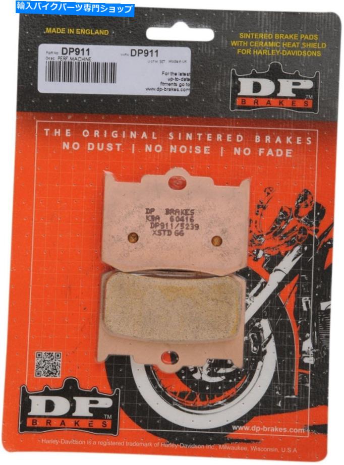 DP Standard Sintered Brake Pads (DP911)カテゴリBrake Pads状態新品メーカー車種発送詳細全国一律 送料無料 （※北海道、沖縄、離島は省く）商品詳細輸入商品の為、英語表記となります。Condition: NewBrand: DPManufacturer Part Number: DP911《ご注文前にご確認ください》■海外輸入品の為、NC・NRでお願い致します。■取り付け説明書は基本的に付属しておりません。お取付に関しましては専門の業者様とご相談お願いいたします。■通常2〜4週間でのお届けを予定をしておりますが、天候、通関、国際事情により輸送便の遅延が発生する可能性や、仕入・輸送費高騰や通関診査追加等による価格のご相談の可能性もございますことご了承いただいております。■海外メーカーの注文状況次第では在庫切れの場合もございます。その場合は弊社都合にてキャンセルとなります。■配送遅延、商品違い等によってお客様に追加料金が発生した場合や取付け時に必要な加工費や追加部品等の、商品代金以外の弊社へのご請求には一切応じかねます。■弊社は海外パーツの輸入販売業のため、製品のお取り付けや加工についてのサポートは行っておりません。専門店様と解決をお願いしております。■大型商品に関しましては、配送会社の規定により個人宅への配送が困難な場合がございます。その場合は、会社や倉庫、最寄りの営業所での受け取りをお願いする場合がございます。■輸入消費税が追加課税される場合もございます。その場合はお客様側で輸入業者へ輸入消費税のお支払いのご負担をお願いする場合がございます。■商品説明文中に英語にて”保証”関する記載があっても適応はされませんのでご了承ください。■海外倉庫から到着した製品を、再度国内で検品を行い、日本郵便または佐川急便にて発送となります。■初期不良の場合は商品到着後7日以内にご連絡下さいませ。■輸入商品のためイメージ違いやご注文間違い当のお客様都合ご返品はお断りをさせていただいておりますが、弊社条件を満たしている場合はご購入金額の30％の手数料を頂いた場合に限りご返品をお受けできる場合もございます。(ご注文と同時に商品のお取り寄せが開始するため)（30％の内訳は、海外返送費用・関税・消費全負担分となります）■USパーツの輸入代行も行っておりますので、ショップに掲載されていない商品でもお探しする事が可能です。お気軽にお問い合わせ下さいませ。[輸入お取り寄せ品においてのご返品制度・保証制度等、弊社販売条件ページに詳細の記載がございますのでご覧くださいませ]&nbsp;