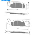 Brake Pads フロント焼結ブレーキパッドは、Honda CRF300L 2021 2022に適合します Front Sintered Brake Pad...