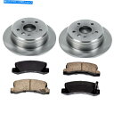 Brake Disc Rotors 65oerep25確実に停止する2輪セットブレーキディスクとパッドキットのカムリ用パッドキットリアセダン 65OEREP25...