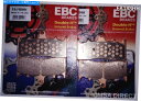 Brake Pads 川崎ZX12RのEBC焼結フロントディスクブレーキパッド(2セット)(2000年から2003年) EBC Sintered FRONT D...