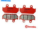Brake Pads ブレンボSAフルフロントセットロードブレーキパッドはホンダGL1500アスペンセードSE 94-97に適合します Brembo SA Fu...