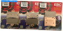 Brake Pads ヤマハXJR1300 SPのEBC焼結フロントおよびリアディスクブレーキパッド（1999 2001） EBC Sintered FRONT and REAR Disc Brake Pads For YAMAHA XJR1300 SP (1999 to 2001)
