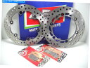 Brake Pads セットディスク +ブレーキパッドブレンボフロントリアホンダSH 300 -ABS 2008 Set Discs + Brake Pads ...