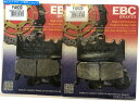 Brake Pads EBCオーガニックフロントディスクブレーキパッド(2セット)フィットCAN AM SPYDER(2013?2021) EBC Organi...