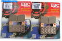 Brake Pads EBC焼結フロントディスクブレーキパッド(2セット)はカワサキZ900RS(2018?2021)に適合します EBC Sintered F...