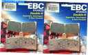 Brake Pads EBC HHフロントブレーキパッド（2セット）1998-2003はスズキTL1000R / FA188HHに適合します EBC HH Front Brake Pads (2 Sets) 1998-2003 fits Suzuki TL1000R / FA188HH