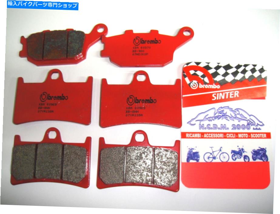 Brake Pads ブレーキパッドBrembo 07YA23SAフロント+リア07HO36SP YAMAHA FZ1 2011 Brake Pads Brembo 07YA23SA Front+Rear 07HO36SP Yamaha FZ1 2011