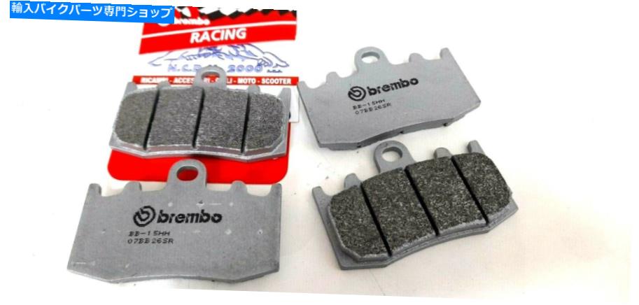 Brake Pads 4ĤΥեȥ֥졼ѥåBrembo SR Stntered BMW R 1200 GSɥ٥㡼2008 4 Front Brake Pads Brembo Sr Sintered BMW R 1200 GS Adventure 2008