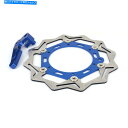 Brake Disc Rotors 270mmフローティングフロントブレーキディスクローターブラケットSX125 SX250 XC300 SXF450 TC12...