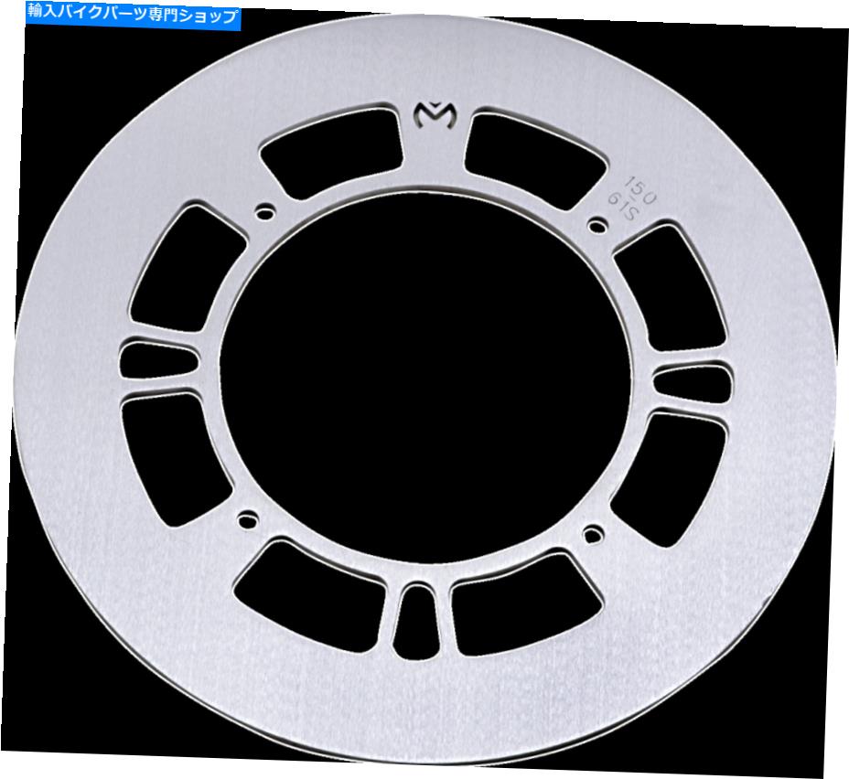 Brake Disc Rotors Honda CR125R 2002-2007用のムース非強化ソリッドソリッドリアブレーキディスクローター Moose Non-Floating Solid 240mm Rear Brake Disc Rotor for Honda CR125R 2002-2007