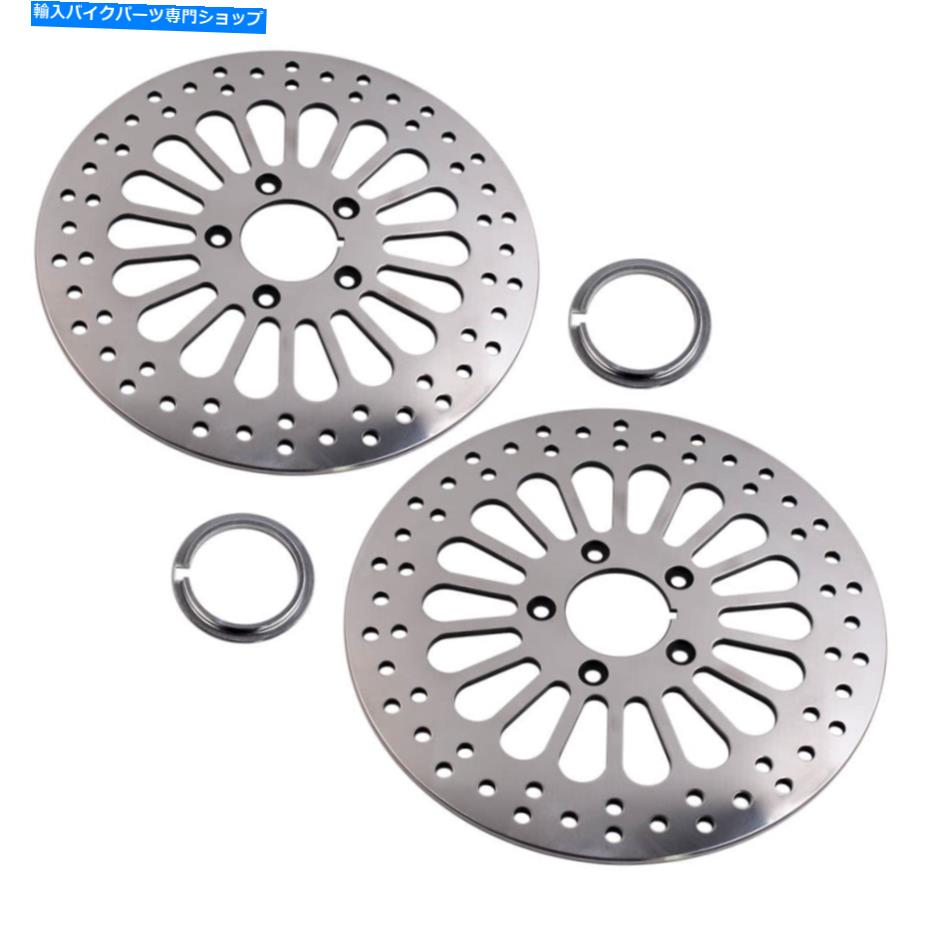 Brake Disc Rotors 1ペア11.5 290mmフロントブレーキローターディスクディスクハーレー用ダイナ2000-2005 1 Pair 11.5 290mm Front Brake Rotors Disk Disc for Harley for Dyna 2000-2005