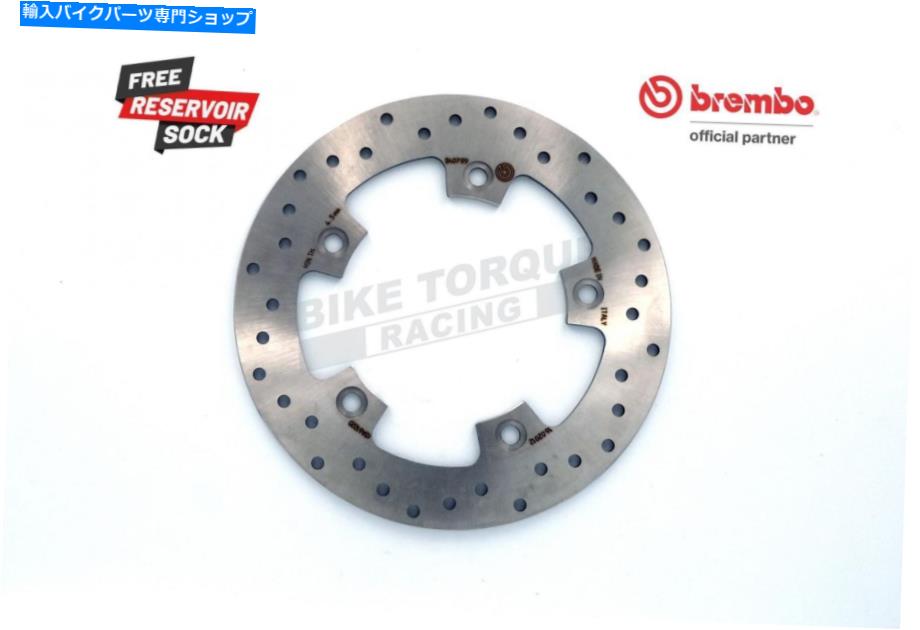 Brake Disc Rotors kymco 250 xciting 05-08用ブレンボセリエオロリアブレーキディスク Brembo Serie Oro Rear Brake Disc for Kymco 250 Xciting 05-08