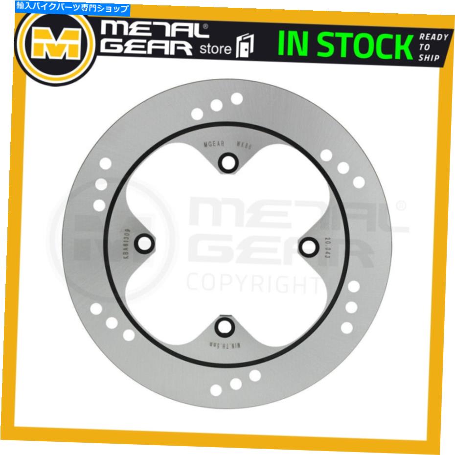 Brake Disc Rotors ホンダVFR 400 R -NC30 1990 1990 1991 1992のブレーキディスクローターリア Brake Disc Rotor Rear for HONDA VFR 400 R - NC30 1989 1990 1991 1992