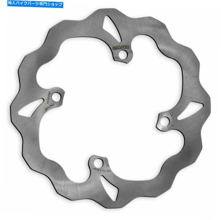 Brake Disc Rotors 川崎2003-2005 KX 125 Galfer USAソリッドマウントウェーブブレーキローター - リア Kawasaki 2003-2005 KX 125 Galfer USA Solid Mount Wave Brake Rotor - Rear