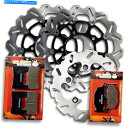 Brake Disc Rotors Suzuki GSXR 600 750 K6/K7のF Rブレーキローター パッド 06-07-08 GSXR1000 07-08 F R Brake Rotors Pads for Suzuki GSXR 600 750 K6/K7 06-07-08 GSXR1000 07-08