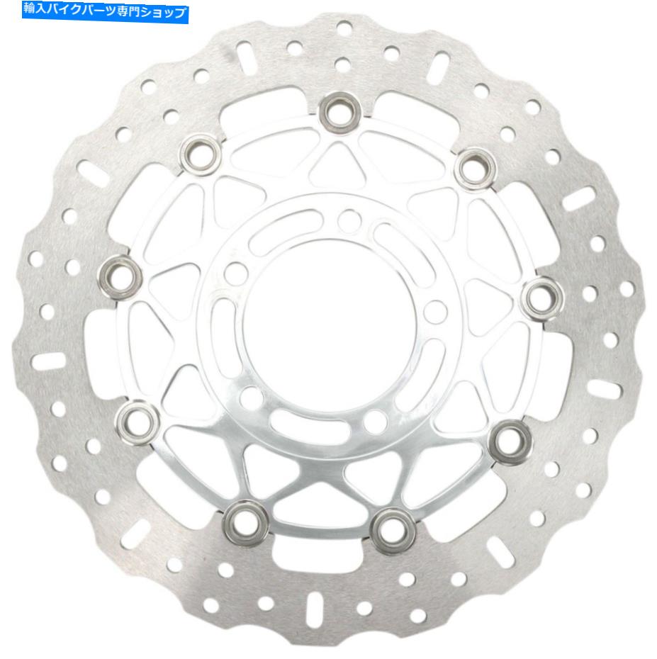 Brake Disc Rotors ZX6 ZX10 Z1000用の磨かれたプロライトフローティングフロントブレーキローターEBC MD4152CC Polished Pro-Lite Floating Front Brake Rotor EBC MD4152CC For ZX6 ZX10 Z1000