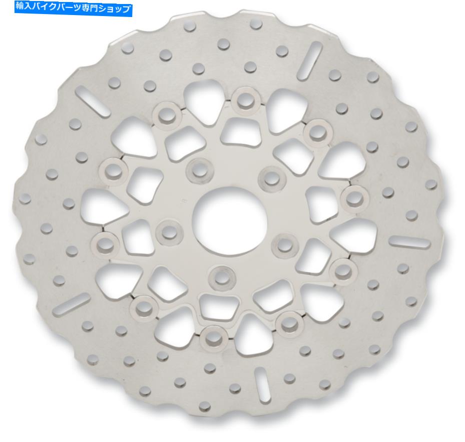 Brake Disc Rotors ビッグツインモデル用のEBCブレーキローター10ボタン後方幅のバンド輪郭RSD017C EBC Brake Rotors for Big Twin Models 10-Button Rear-Wide Band Contoured RSD017C