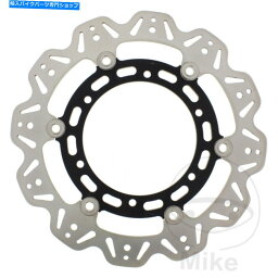 Brake Disc Rotors EBCフロントブレーキディスクVEEローターブラックヤマハXJR 1300 2006 EBC Front Brake Disc Vee Rotor Black Yamaha XJR 1300 2006