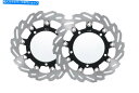Brake Disc Rotors Hyosung GV650 Aquliaフロントブレーキディスクローターセット波 Hyosung GV650 Aqulia ...