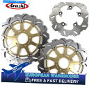 Brake Disc Rotors FRフロントリアブレーキローターフィットスズキGSXR1000 2001 2002 GSX -R 750 1996-2003 FR Front Rear Brake Rotors Fit Suzuki GSXR1000 2001 2002 GSX-R 750 1996 - 2003