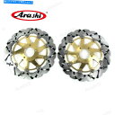 Brake Disc Rotors カワサキZRX1200S ZRX1200 2001-2006 2002 2003 Arashi Front Brake Rotors Fits Kawasaki ZRX1200S ZRX1200 2001 - 2006 2002 2003 Arashi Front Brake Rotors