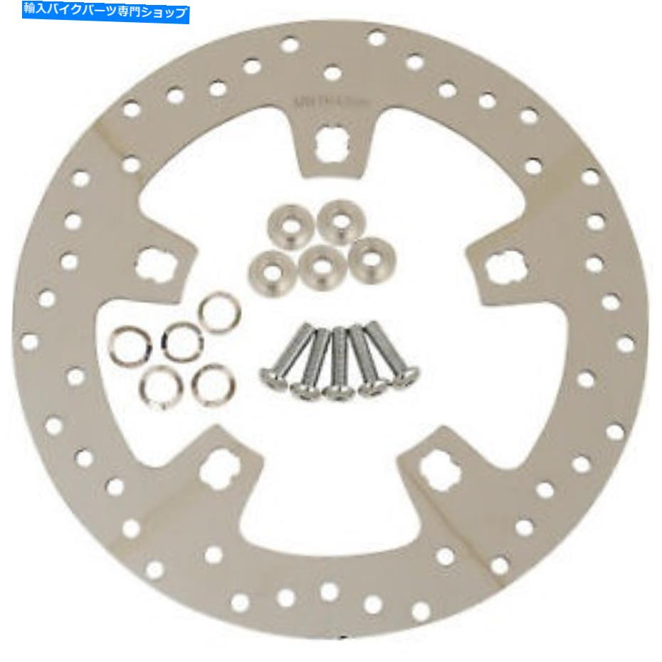 Brake Disc Rotors ドラッグスペシャリティ1710-3409カスタムフロントブレーキローター-11.5 - 研磨 DRAG SPECIALTIES 1710-3409 Custom Front Brake Rotors - 11.5 - Polished