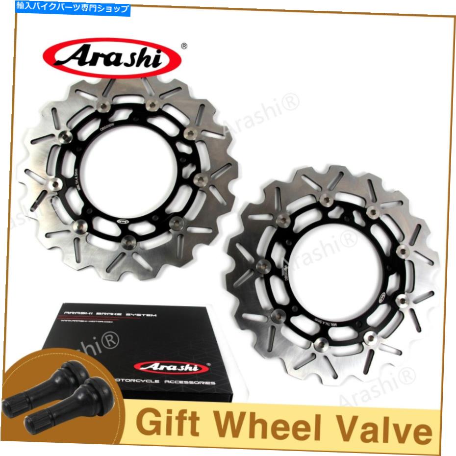 Brake Disc Rotors ޥXJ6žABS 600 2013-2015 XJ 6Υեեȥ֥졼ǥ Arashi Front Brake Disc Rotors For YAMAHA XJ6 DIVERSION ABS 600 2013-2015 XJ 6