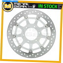 Brake Disc Rotors Honda VT 1300 CTA INTERSTATE ABS 2014 2015に左に左のブレーキディスクローターフロント2015 Brake Disc Rotor Front Left for HONDA VT 1300 CTA Interstate ABS 2014 2015