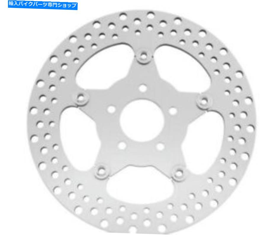 Brake Disc Rotors バイカーの選択144138リアステンレススチールミラーブレーキローター、ハーレー2000..
