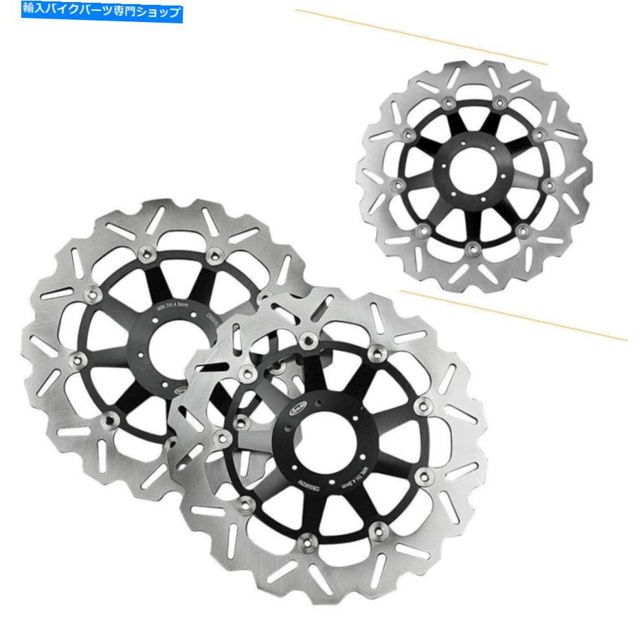 Brake Disc Rotors フロントブレーキディスクローターパッドスチールフィットHonda X1100 Eleven 2000-2003＆CB1300 2001-02 Front Brake Disc Rotor Pad Steel Fit Honda X1100 ELEVEN 2000-2003&CB1300 2001-02