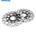 Brake Disc Rotors ストリートトリプルRデイトナのブラックフロントブレーキディスクローター675 2006-2016 2015 Black Front Brake Disc Rotors for Street Triple R Daytona 675 2006-2016 2015