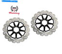 Brake Disc Rotors フロントブレーキディスクローターセットKTM SuperDuke 990 2005-2012フローティングウェーティングロー...