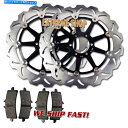 Brake Disc Rotors KTMのフロントブレーキディスクローター +パッド1190 RC8(2008-2012)RC8 R(2009-2014) Front Brake Disc Rotor + Pads for KTM 1190 RC8 (2008-2012) RC8 R (2009-2014)