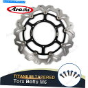 Brake Disc Rotors スズキDRZ400SM 2005-2021 2006 2007 2008用のフロントブレーキローター +取り付けボルト Front Brake Rotor + Mounting Bolt For Suzuki DRZ400SM 2005 - 2021 2006 2007 2008
