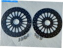 Brake Disc Rotors DNAブラック11.8 "スーパースポーク2フロントローター、08-21ハーレーツーリングダイナ、ボルト付き DNA Black 11.8" Super Spoke 2 Front Rotors, 08-21 Harley Touring Dyna ,w/ Bolts