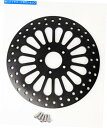 Brake Disc Rotors DNAブラックスーパースポークシングルリア11.5ディスクローターハーレーツーリングソフトXLダイナ DNA Black Super Spoke Single Rear 11.5 Disc Rotor Harley Touring Softail XL Dyna