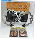 Brake Disc Rotors ホンダ完全ブレーキディスクキット&パッド-CRF450CRF250 260mm 2015 ON -KG082FLW HONDA COMPLETE BRAKE DISC KIT & PADS - CRF450 CRF250 260mm 2015 on - KG082FLW