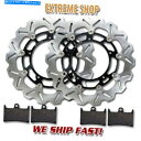 Brake Disc Rotors ヤマハフロントブレーキディスクローター +パッドYZF R6(05-16)FZ8(11-15)XT1200(12-18) Yamaha Front Brake Disc Rotor + Pads YZF R6 (05-16) FZ8 (11-15) XT1200 (12-18)