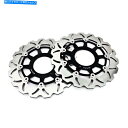 Brake Disc Rotors ホンダCBR600RR 2003-2021 CBR1000RR 2004-2005の2 PCSフロントブレーキディスクローター 2 pcs Front Brake Disc Rotors For Honda CBR600RR 2003-2021 CBR1000RR 2004-2005