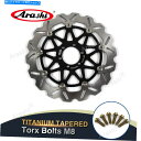 Brake Disc Rotors ヤマハSRX400 1991 SZR660 1995-2001 1999のフロントブレーキディスク +取り付けボルト Front Brake Disc + Mounting Bolts For Yamaha SRX400 1991 SZR660 1995 - 2001 1999