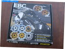 Brake Disc Rotors EBC特大フロントブレーキローターキットOS6437CホンダCR125/250、CRF250/450 EBC oversized front brake rotor kit OS6437C HONDA cr125/250,crf250/450