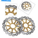 Brake Disc Rotors 2xフローティングフロントブレーキディスクロータードゥカティ749 R S/ 848 EVO/ 999 S R/ S4R S 2x Floating Front Brake Disc Rotor For Ducati 749 R S/ 848 EVO/ 999 S R/ S4R S