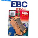 Brake Pads 1993-1996のEBCフロントダブルHセンターブレーキパッドホンダCBR1000F-BrakeCE EBC Front Double-H Sintered Brake Pads for 1993-1996 Honda CBR1000F - Brake ce