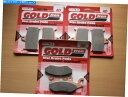 Brake Pads Triumph Front&Lear Brake Pads 955i Sprint Rs 1999-2001 Goldfren(955i stではない) TRIUMPH FRONT & REAR BRAKE PADS 955i SPRINT RS 1999-2001 GOLDFREN (NOT 955i ST)